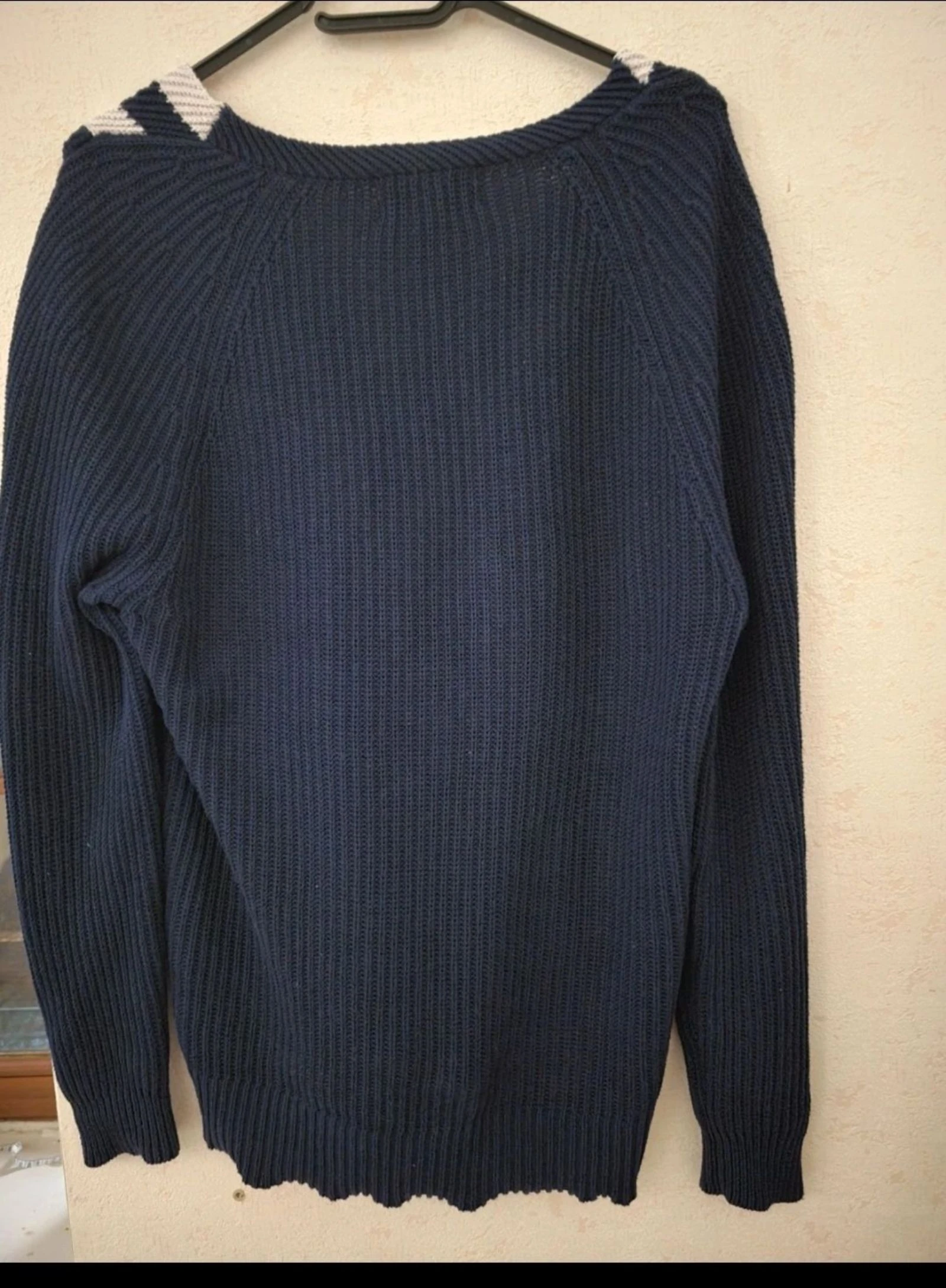 Blusa vintage gola V Ralph Lauren "Lauren Active" Azul Marinho Tamanho P M G – photo 3